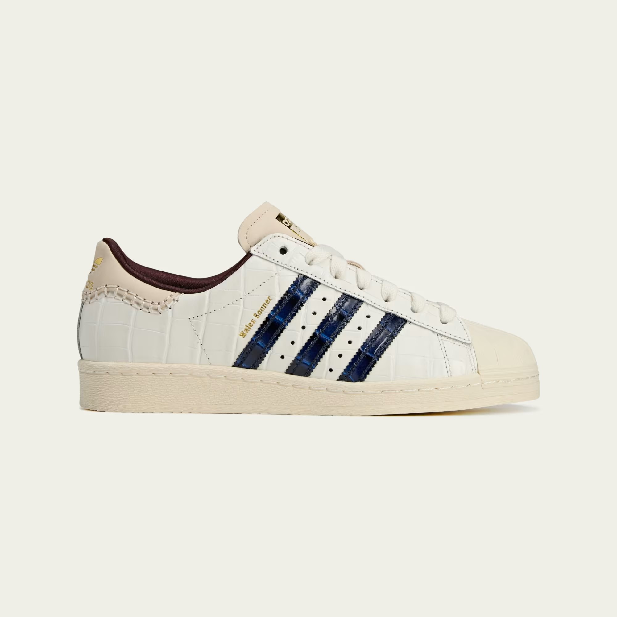 Superstar cloud white  collegiate navy  red on sale