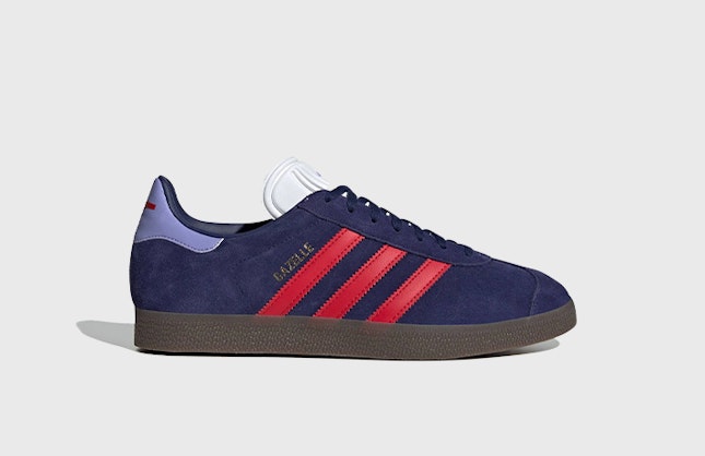 FC Arsenal x adidas Gazelle "Better Scarlet"