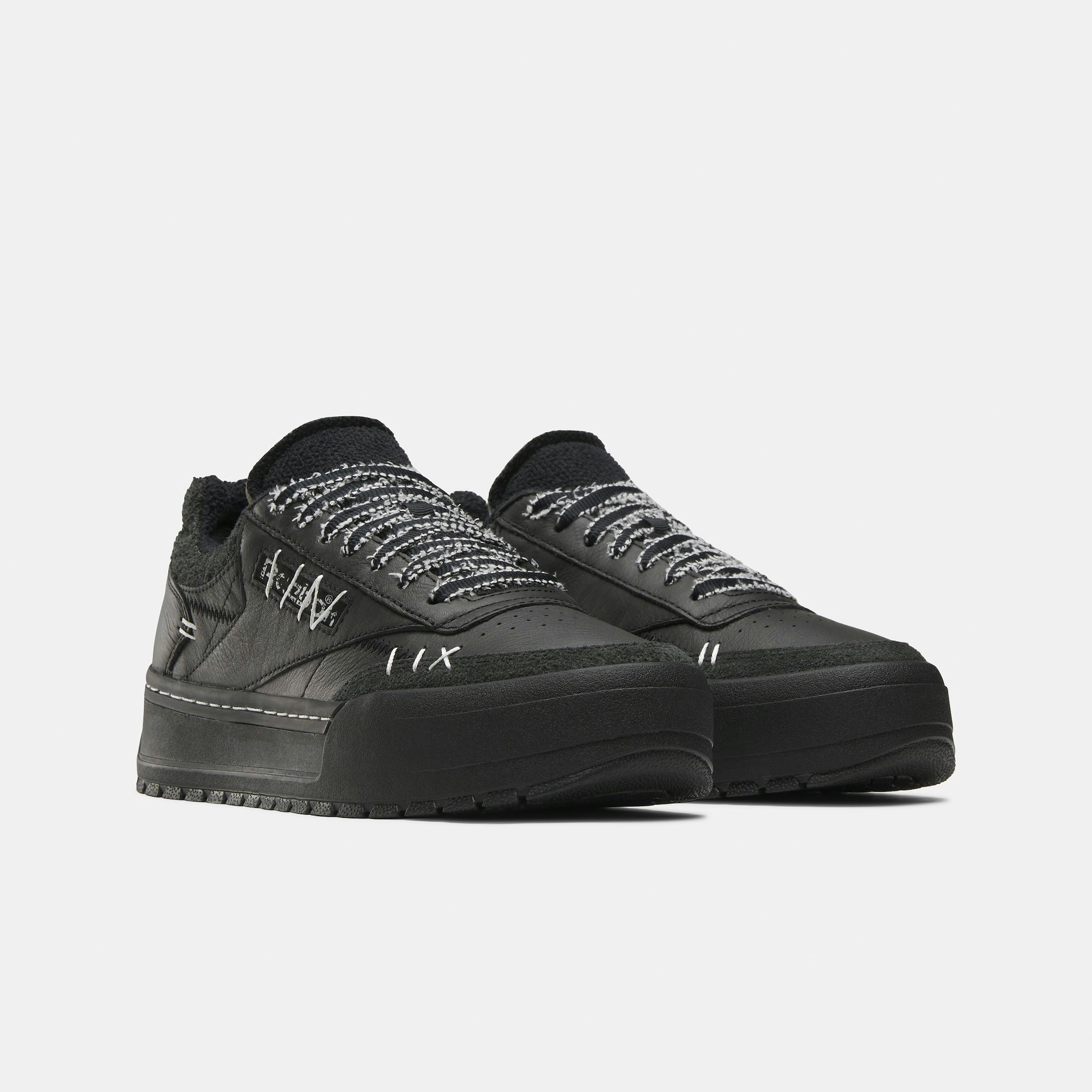 Universal Monsters x Reebok Club C Megacourt "The Bride of Frankenstein"