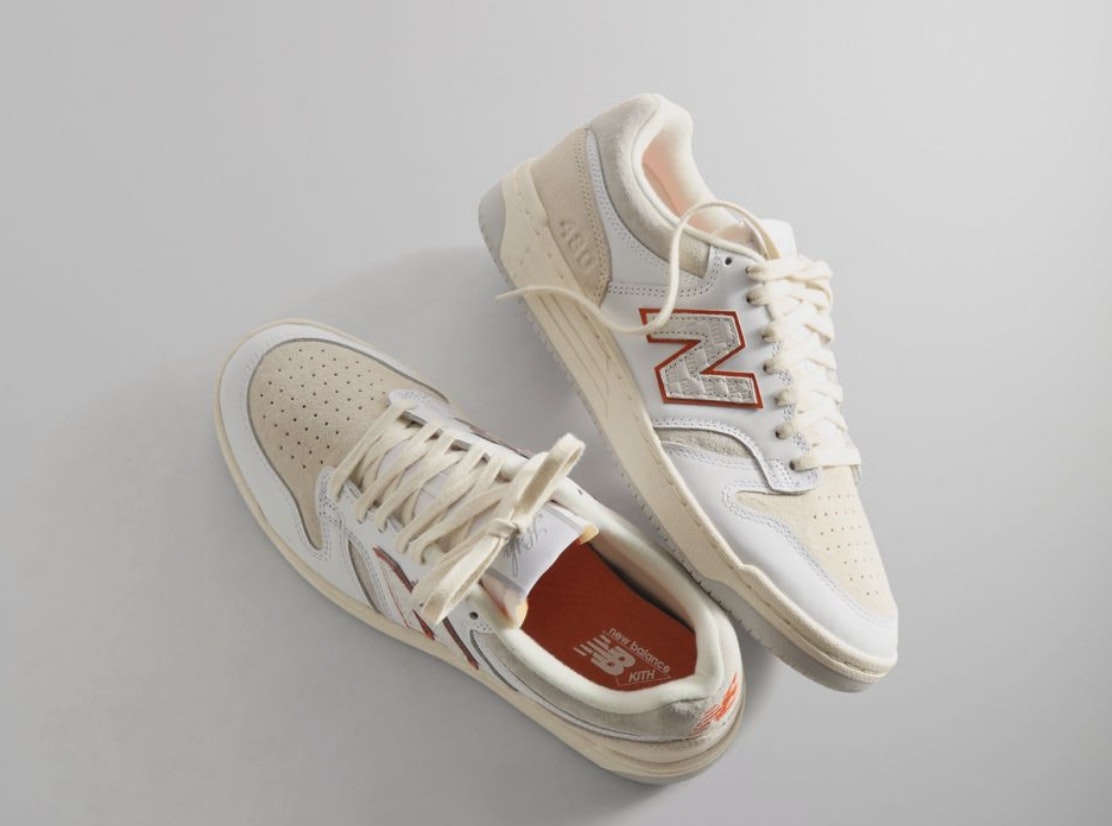Kith x New Balance Numeric 480 "Madison Square Garden" (White Orange)