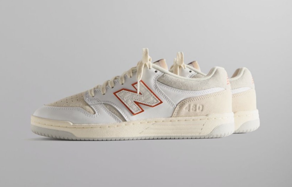 Kith x New Balance Numeric 480 "Madison Square Garden" (White Orange)