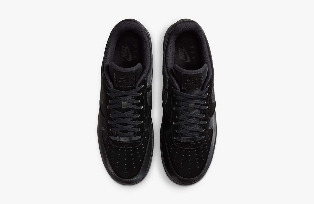 black low top nike air force 1