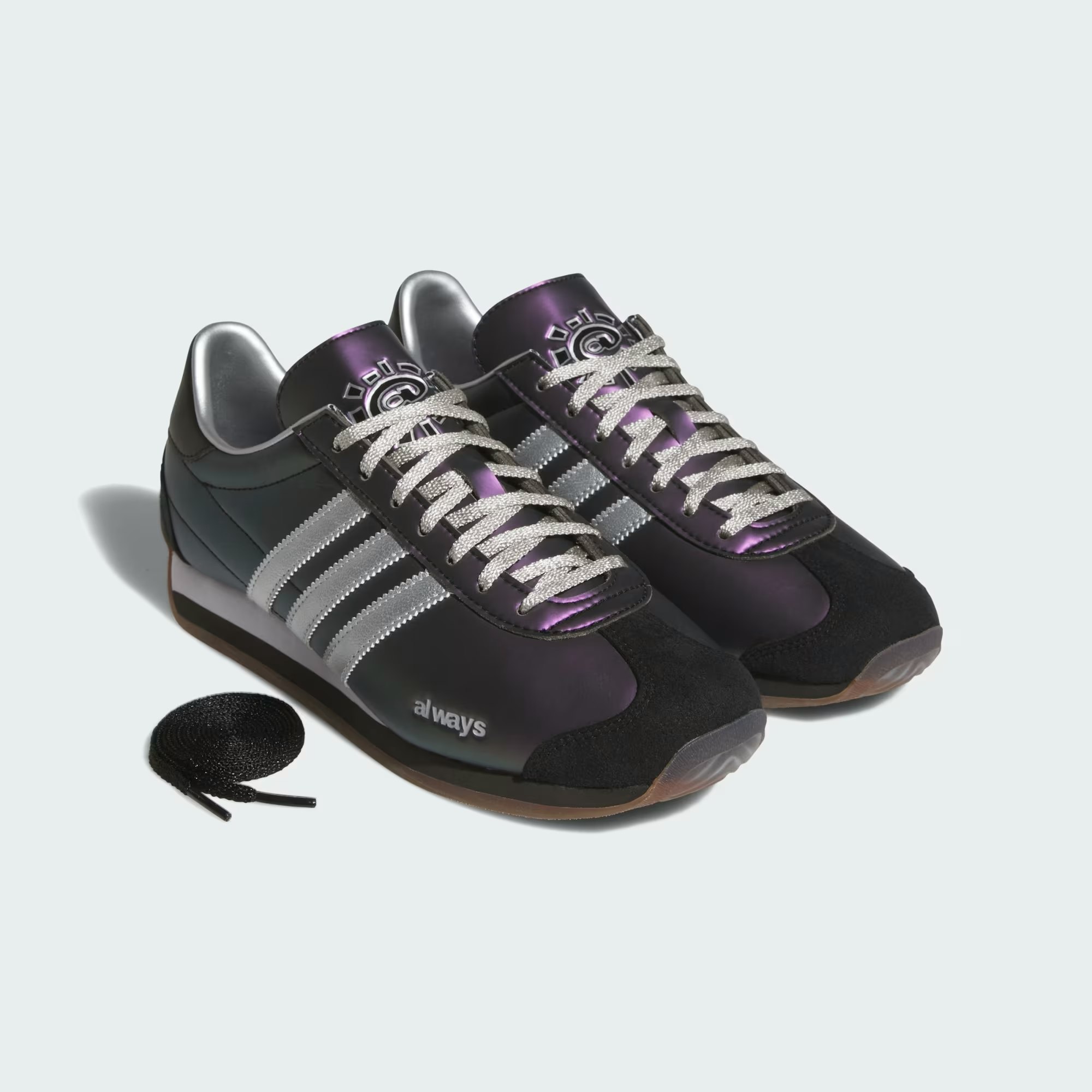Always Do What You Should Do x adidas Country "Purple Metallic"