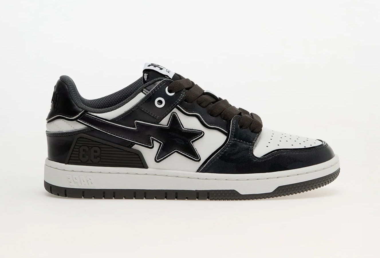 A Bathing Ape Bape SK8 Sta 5 M2 "Oreo"