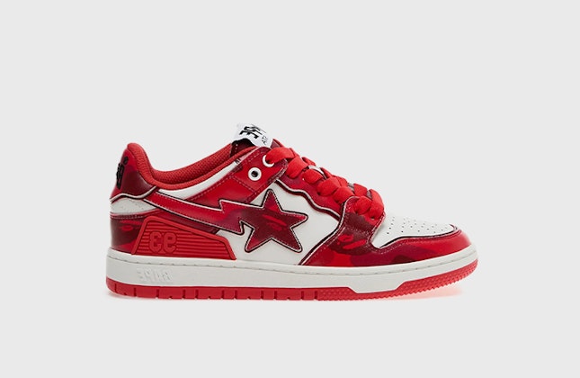 A Bathing Ape Bape SK8 Sta 1 M2 "Red" A Bathing Ape Bape SK8 Sta 1 M2 "Red"