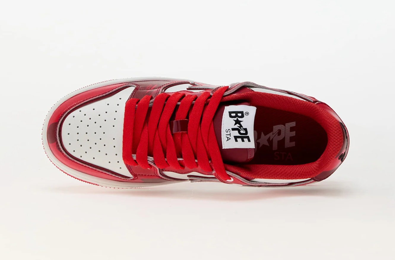 A Bathing Ape Bape SK8 Sta 1 M2 "Red"