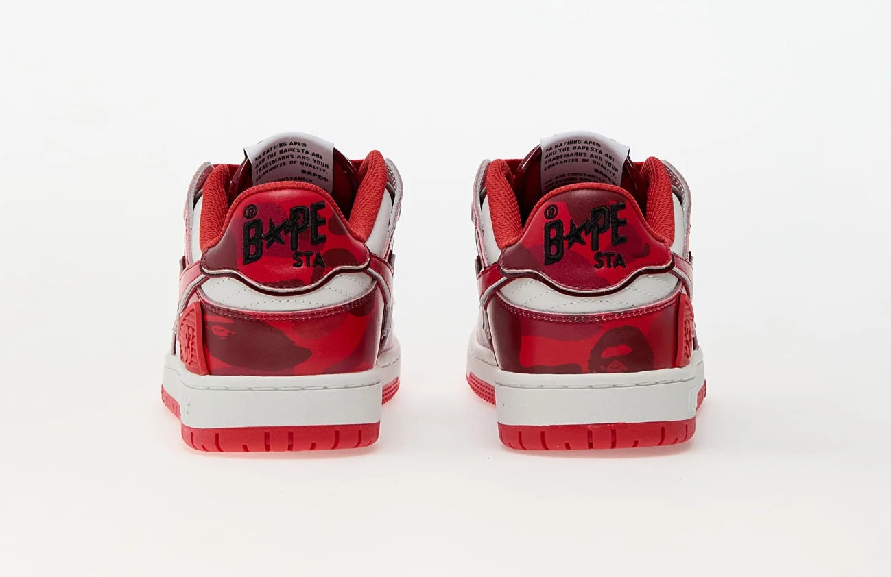 A Bathing Ape Bape SK8 Sta 1 M2 "Red"