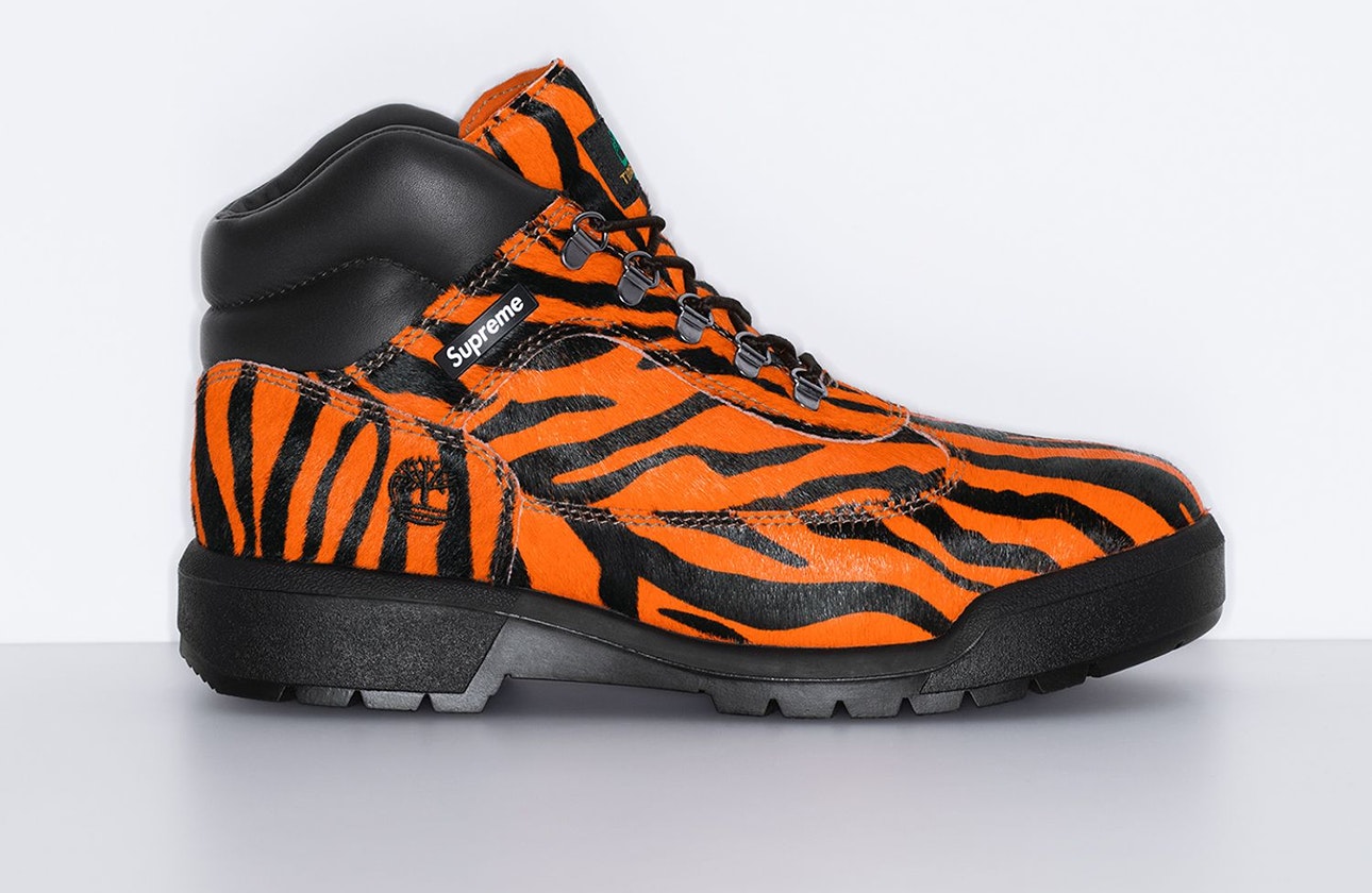Supreme x Hysteric Glamour x Timberland Field Boot Gore-Tex "Tiger"