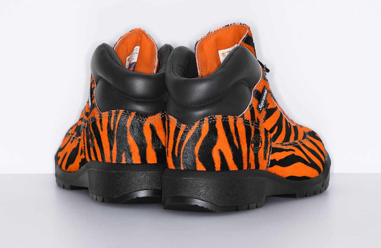 Supreme x Hysteric Glamour x Timberland Field Boot Gore-Tex "Tiger"