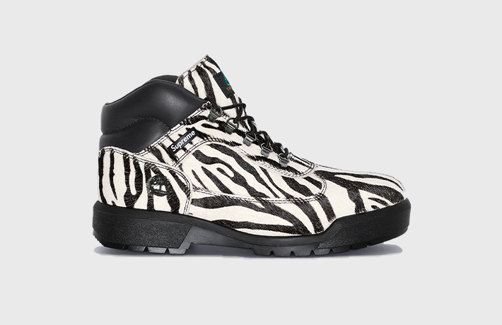 Supreme x Hysteric Glamour x Timberland Field Boot Gore-Tex "White Tiger"