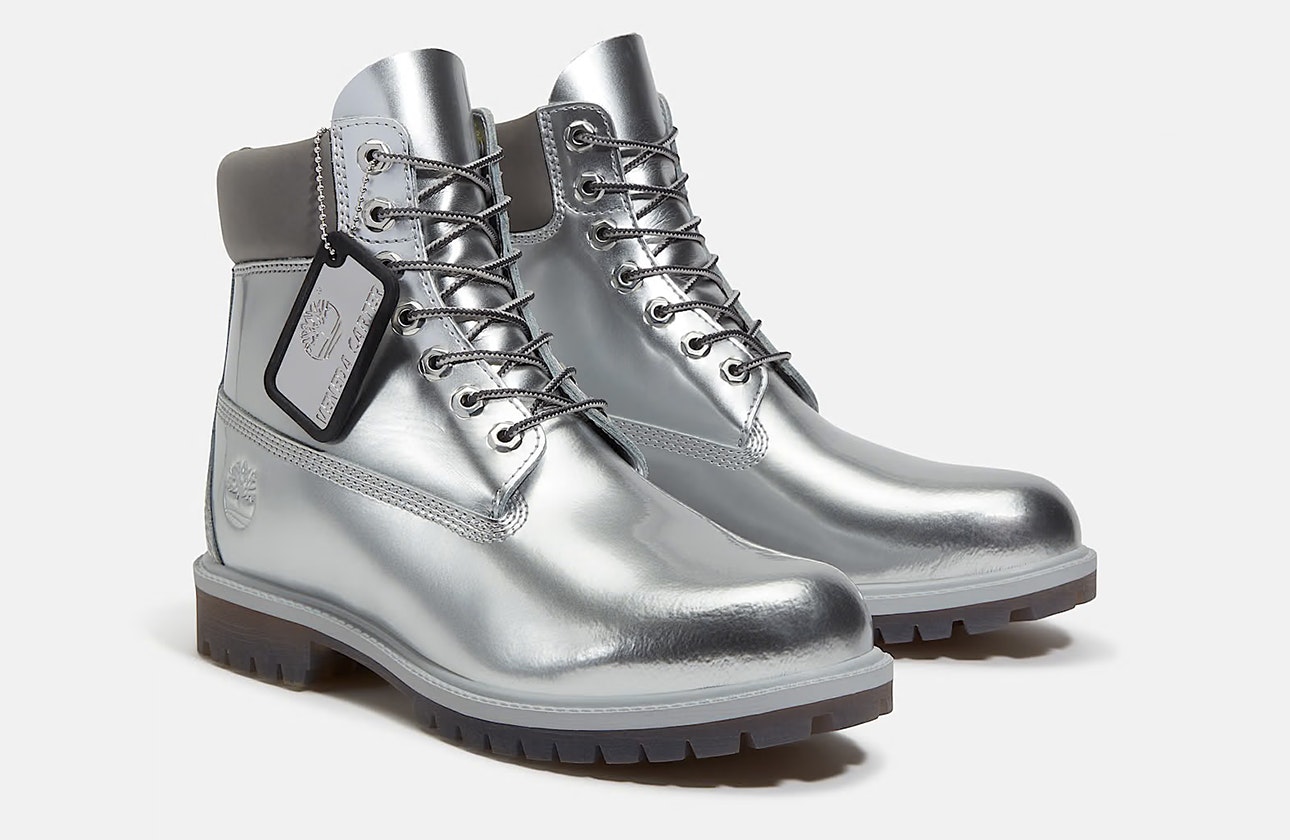 Veneda Carter x Timberland 6" Premium Boot "Metallic Silver"