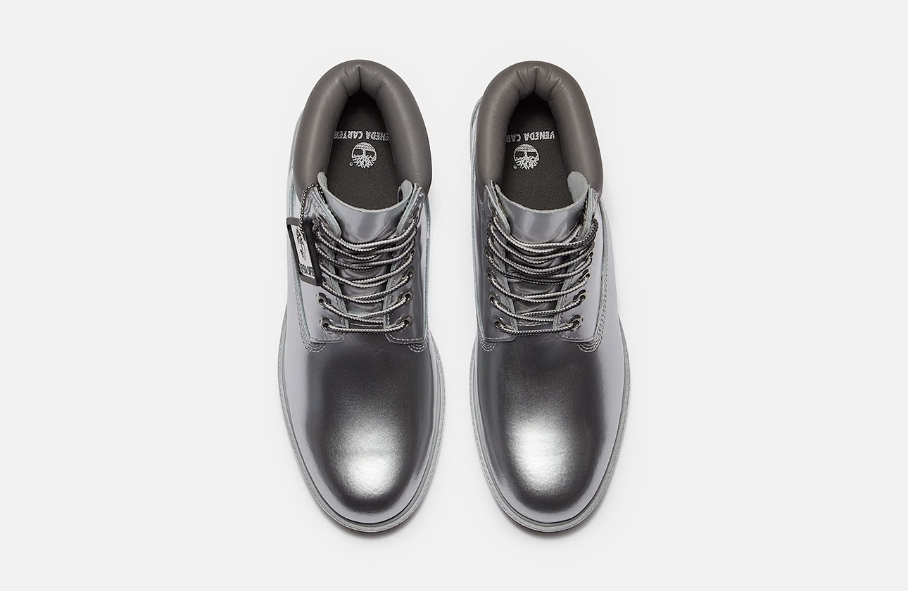 Veneda Carter x Timberland 6" Premium Boot "Metallic Silver"