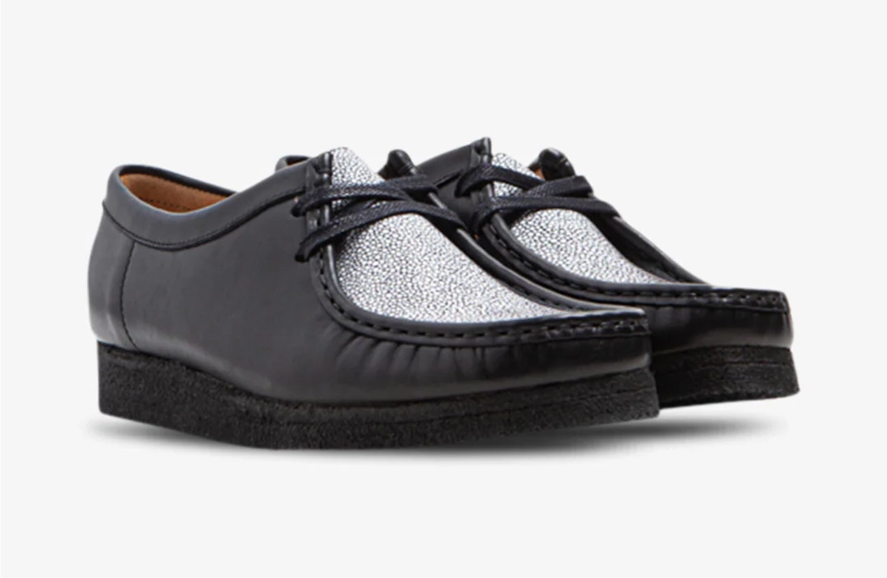 Maha Amsterdam x Clarks Wallabee "Black"