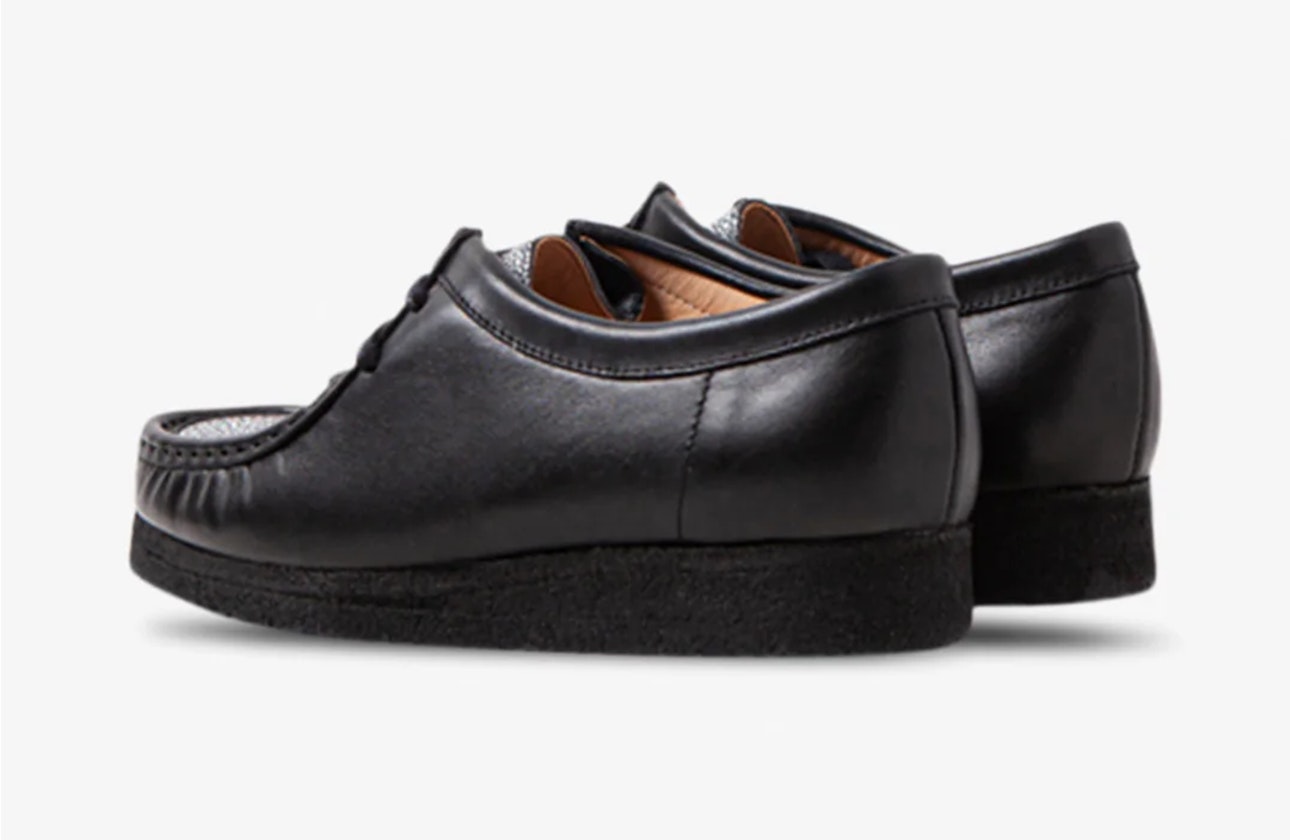 Maha Amsterdam x Clarks Wallabee "Black"