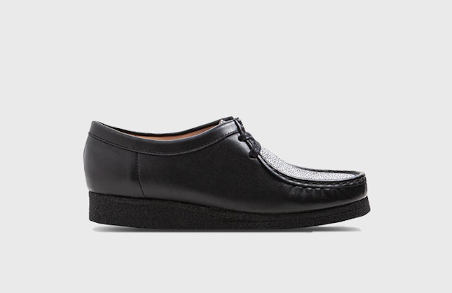 Maha Amsterdam x Clarks Wallabee "Black"