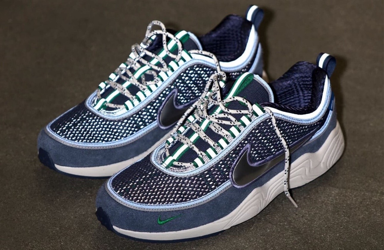 Undefeated x Nike Air Zoom Spiridon "Thunder Blue"