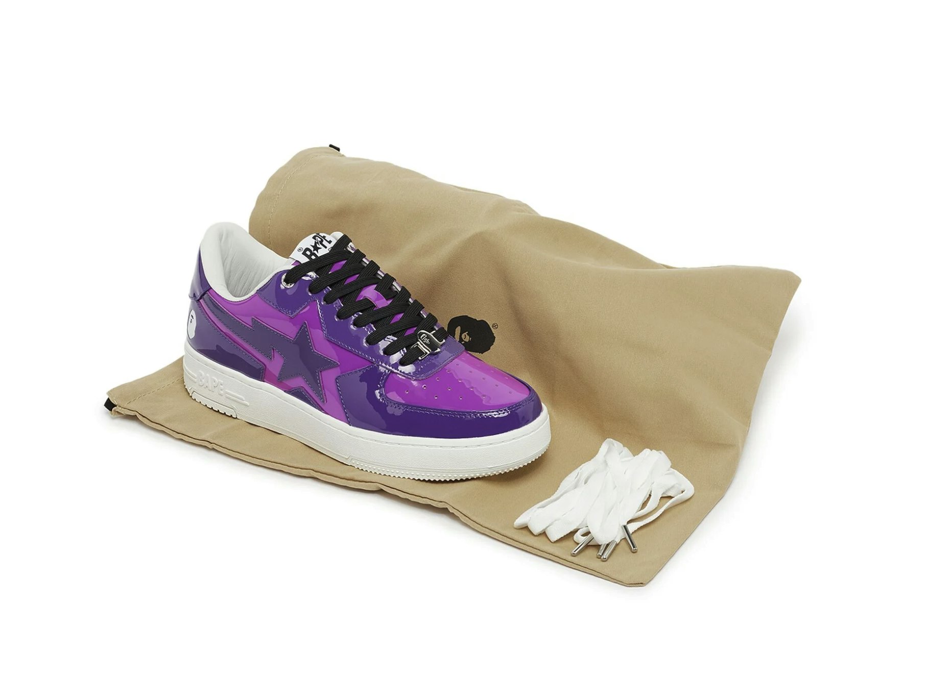 A Bathing Ape Bape Sta Icon M3 "Purple"