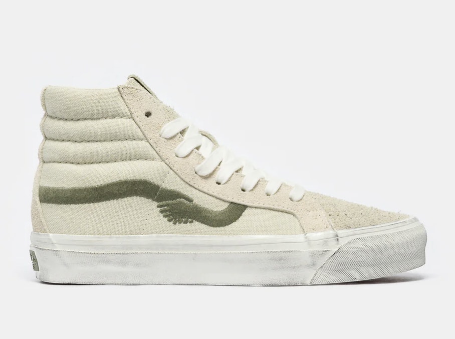 Notre x Vans Sk8-High Reissue 38 "Bone White"