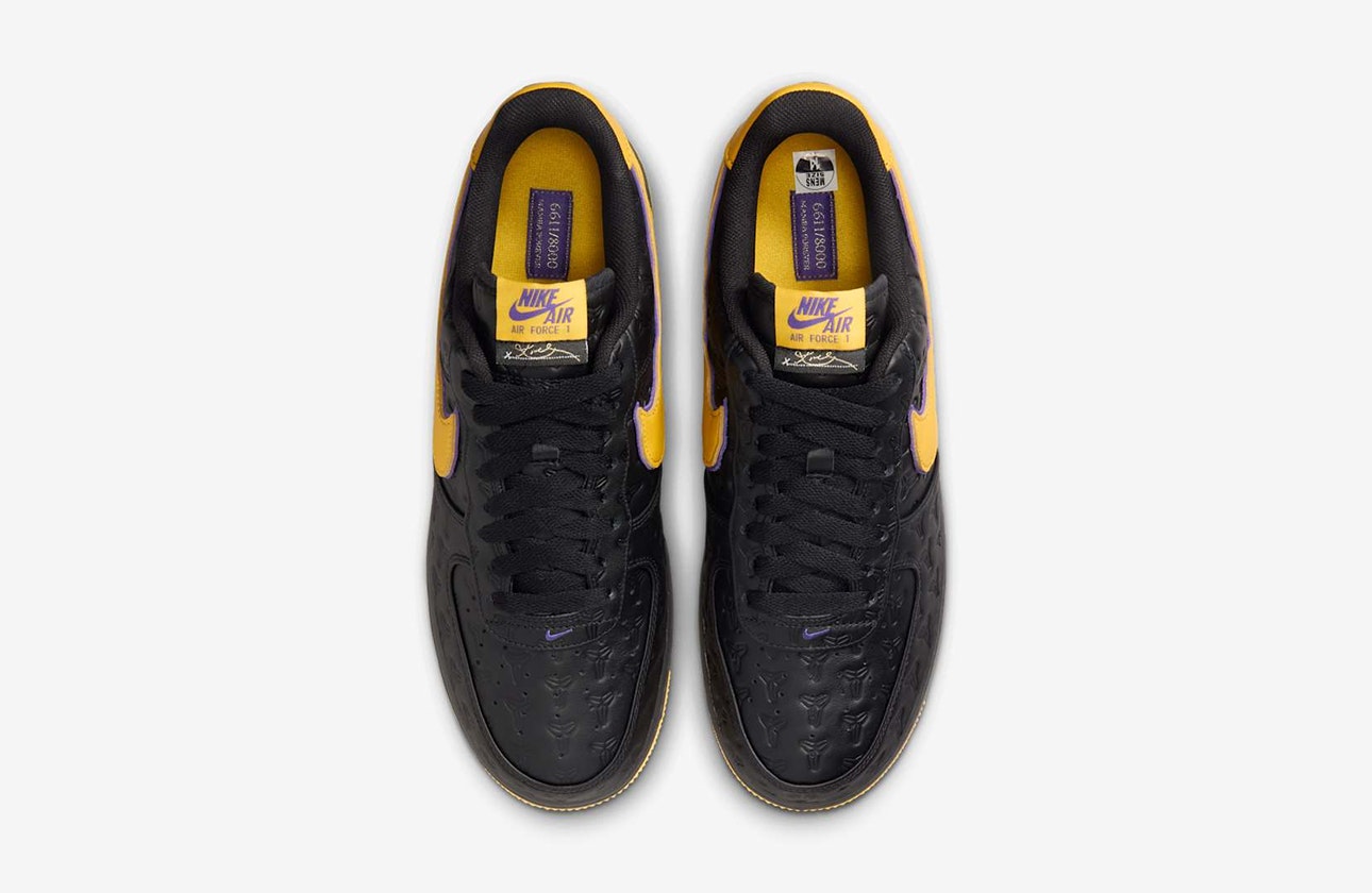 Kobe Bryant x Nike Air Force 1 Low "Lakers Away"