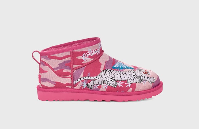 Palace x UGG Classic Ultra Mini Boot "Tiger" (Pink Camo)