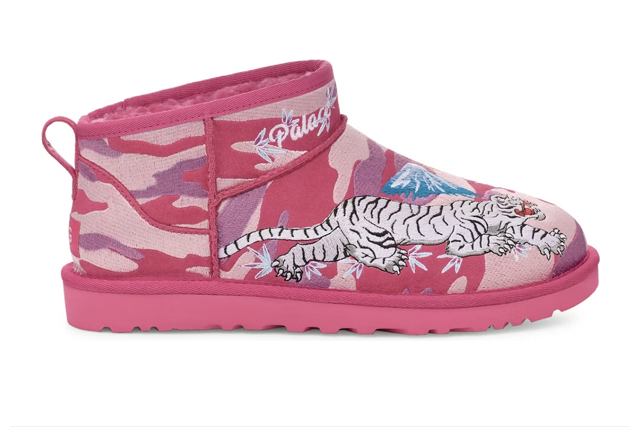 Palace x UGG Classic Ultra Mini Boot "Tiger" (Pink Camo)