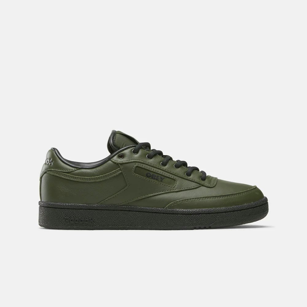 OBEY x Reebok Club C 85 "Olive Green"