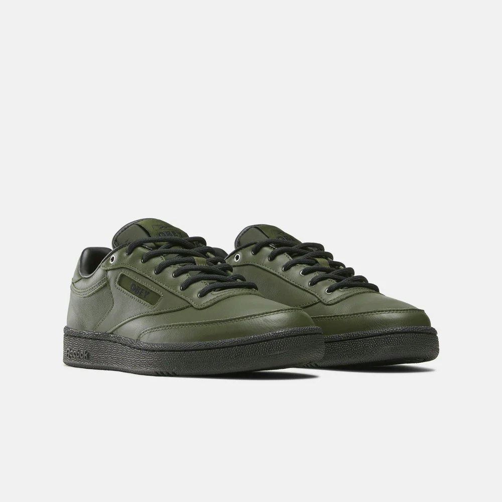 OBEY x Reebok Club C 85 "Olive Green"
