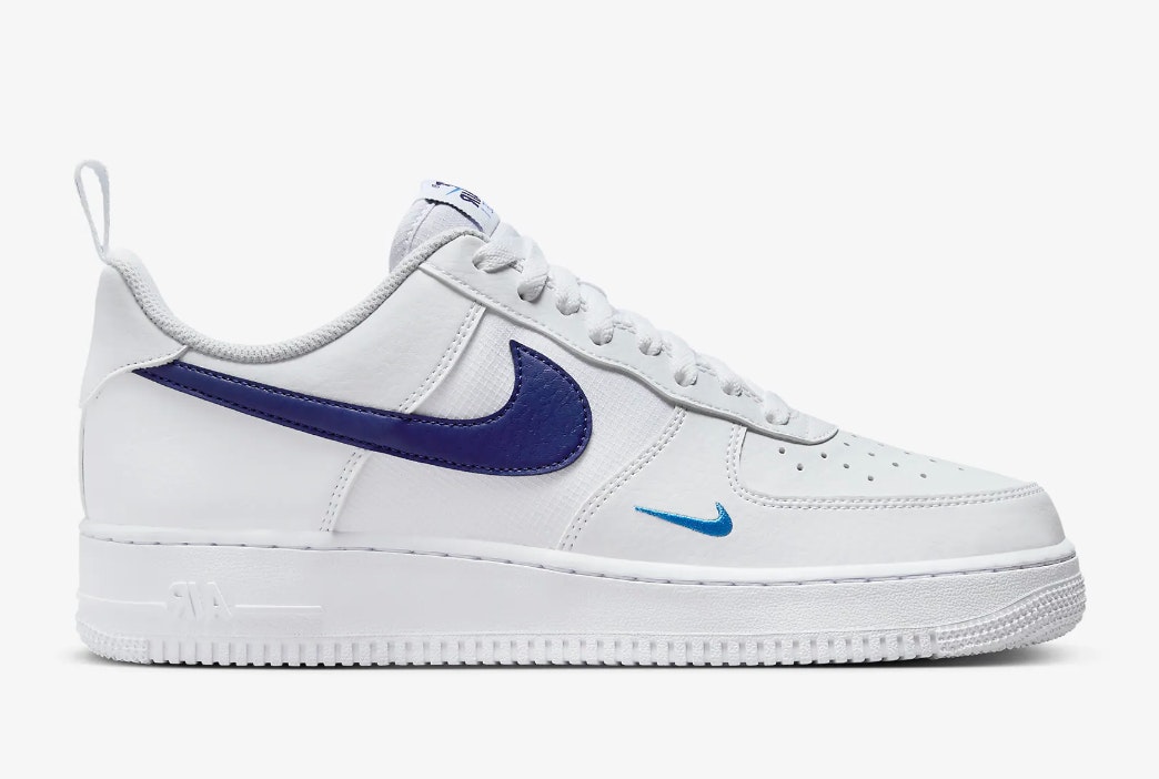Nike Air Force 1 '07 "Blue Mini Swoosh"
