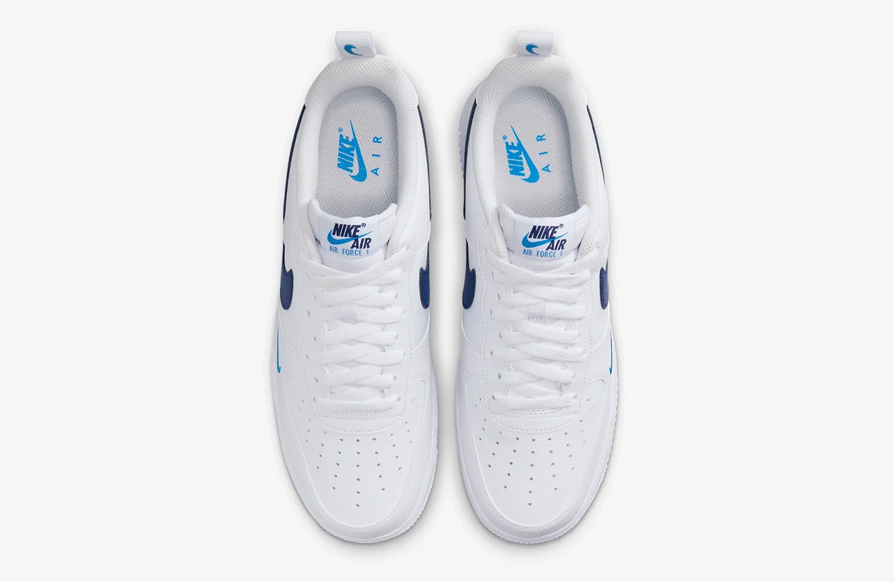 Nike Air Force 1 '07 "Blue Mini Swoosh"
