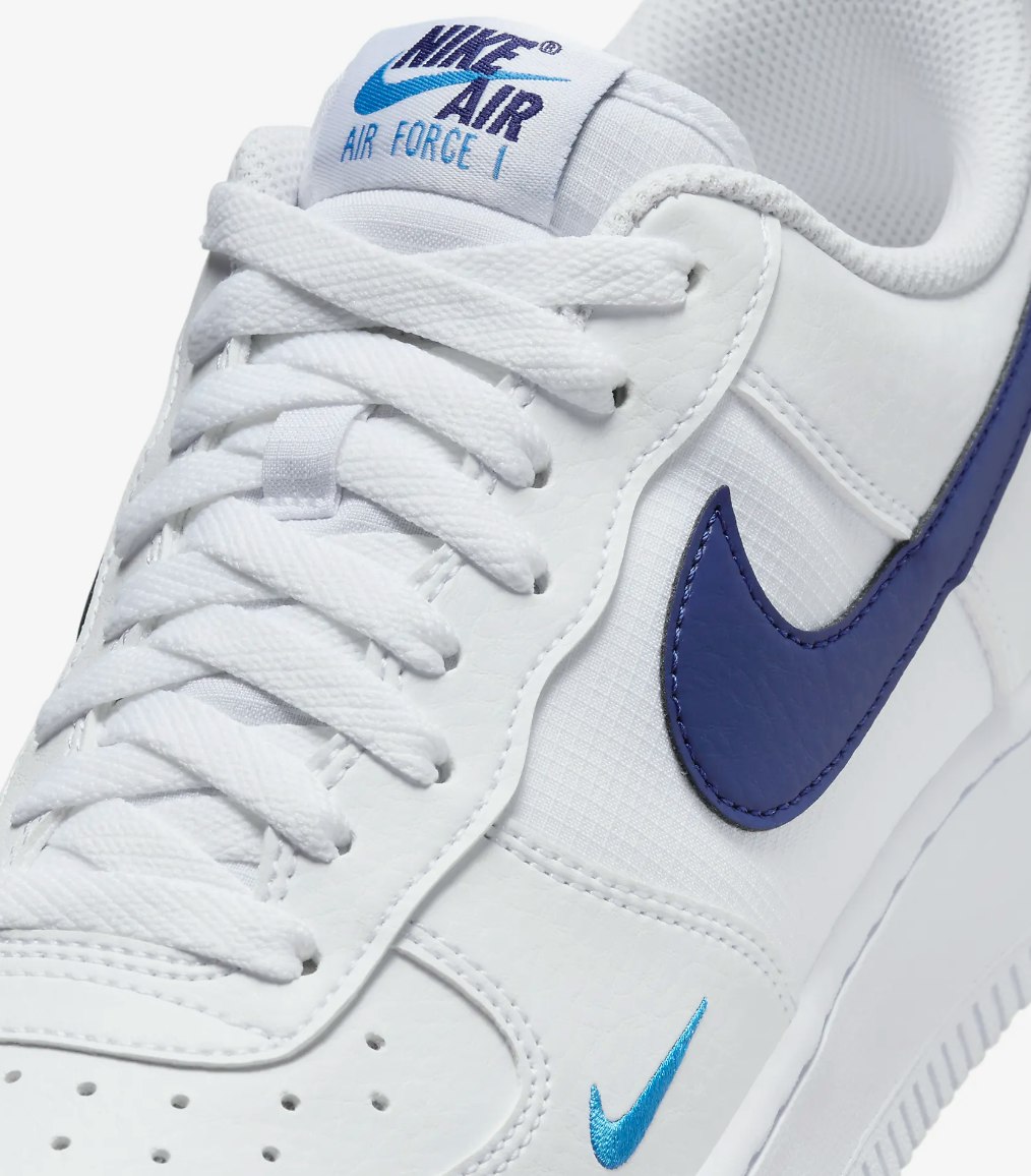 Nike Air Force 1 '07 "Blue Mini Swoosh"