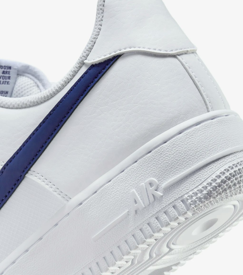 Nike Air Force 1 '07 "Blue Mini Swoosh"