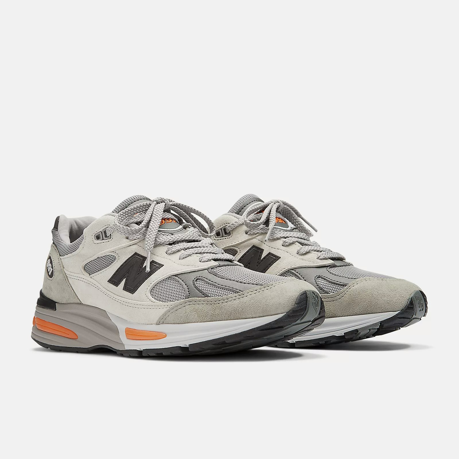 New Balance 991v2 "Made in UK" (Pelican Bright Orange)
