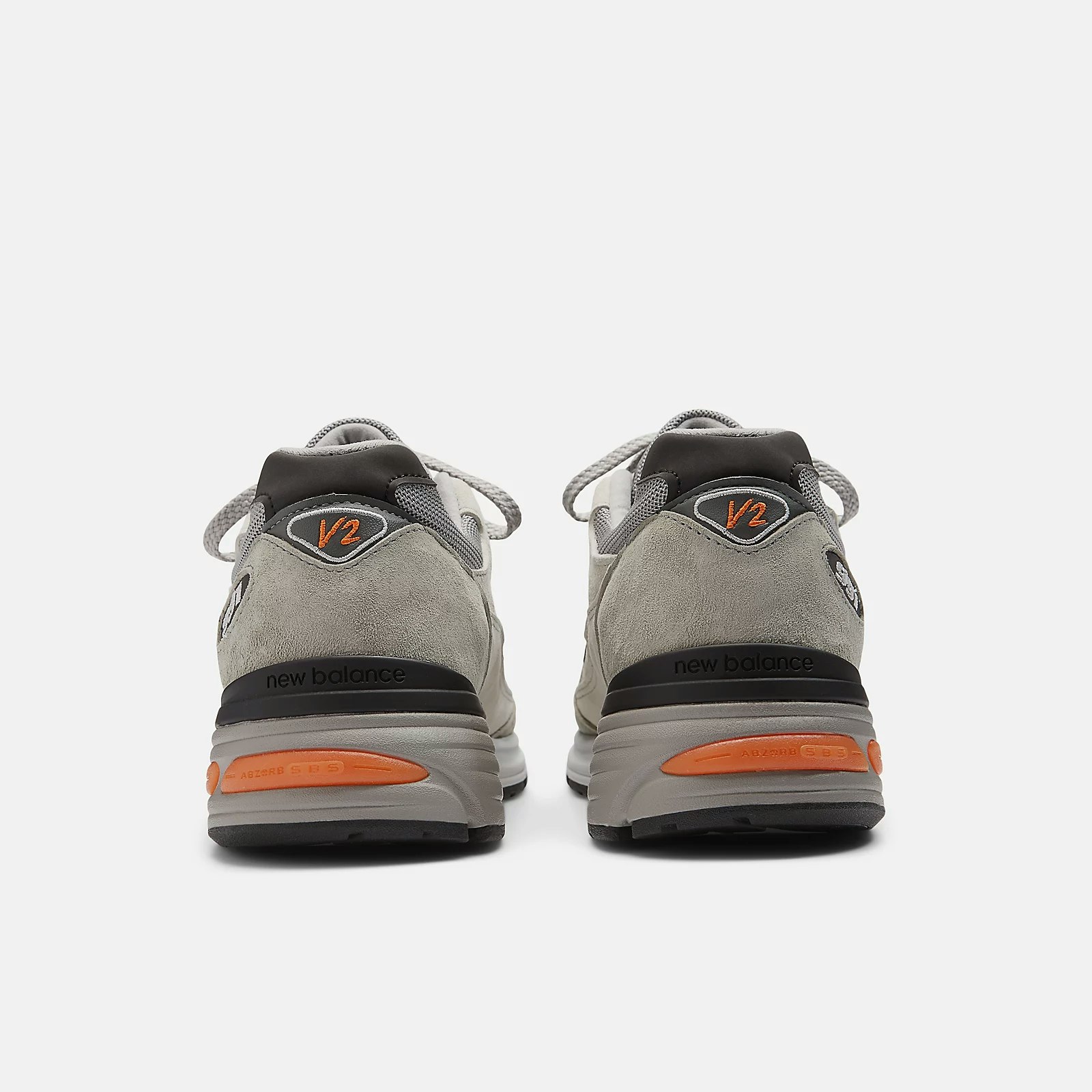 New Balance 991v2 "Made in UK" (Pelican Bright Orange)