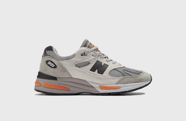 New Balance 991v2 "Made in UK" (Pelican Bright Orange)