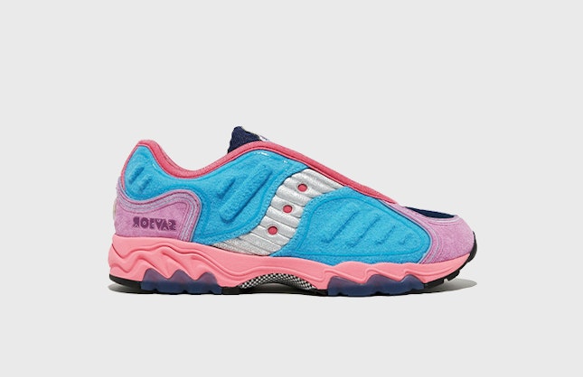 Jae Tips x Saucony Matrix "No Shoes In The House" (Blue)