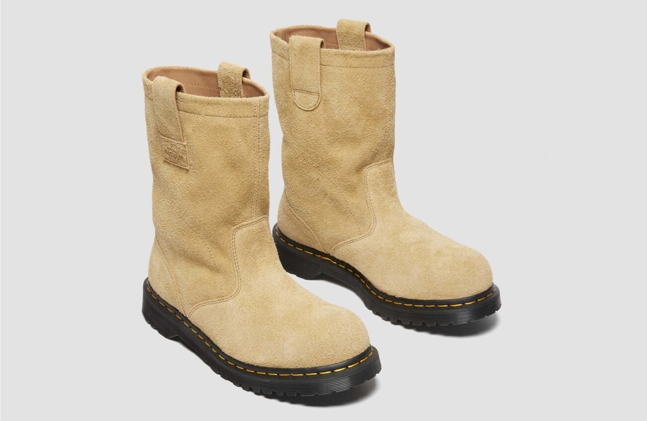 Stüssy x Dr. Martens 2295 "Sand Hairy Suede"
