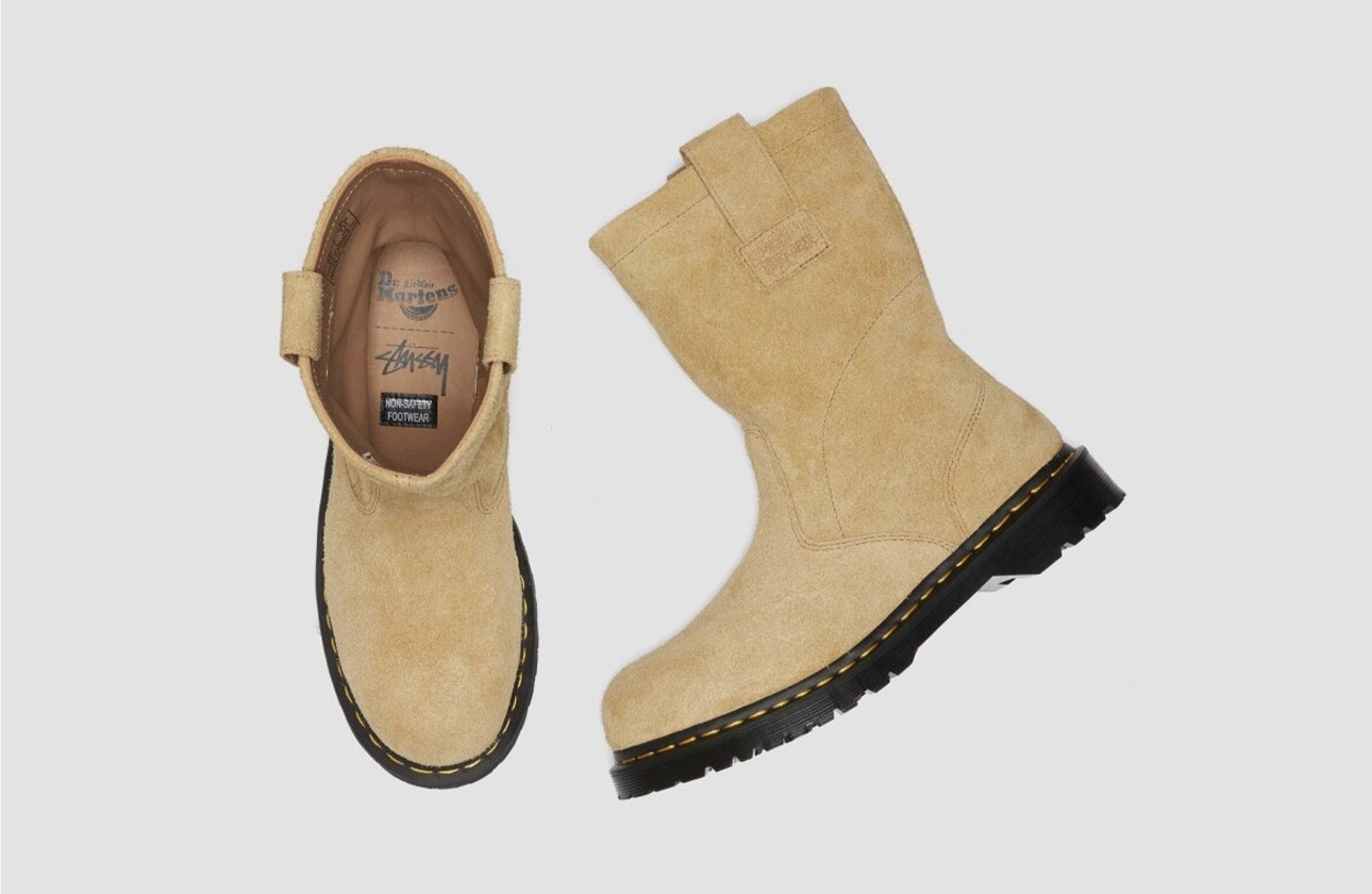 Stüssy x Dr. Martens 2295 "Sand Hairy Suede"