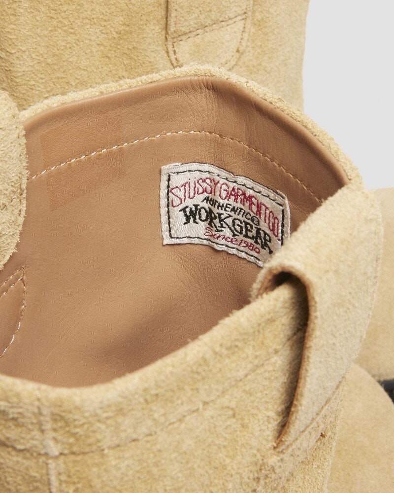 Stüssy x Dr. Martens 2295 "Sand Hairy Suede"