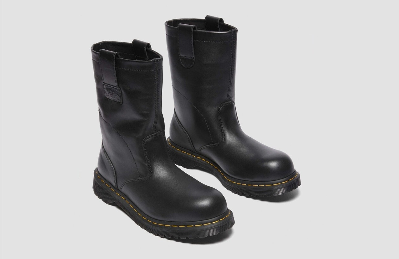 Stüssy x Dr. Martens 2295 "Black Leather"