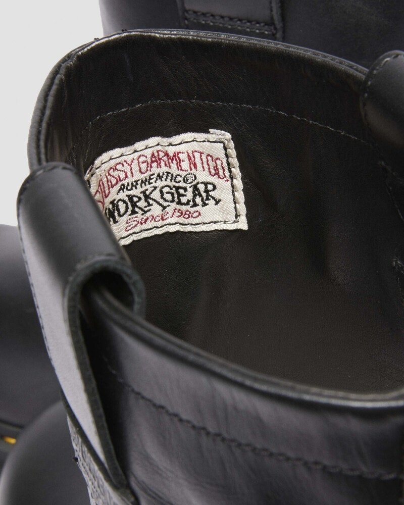 Stüssy x Dr. Martens 2295 "Black Leather"