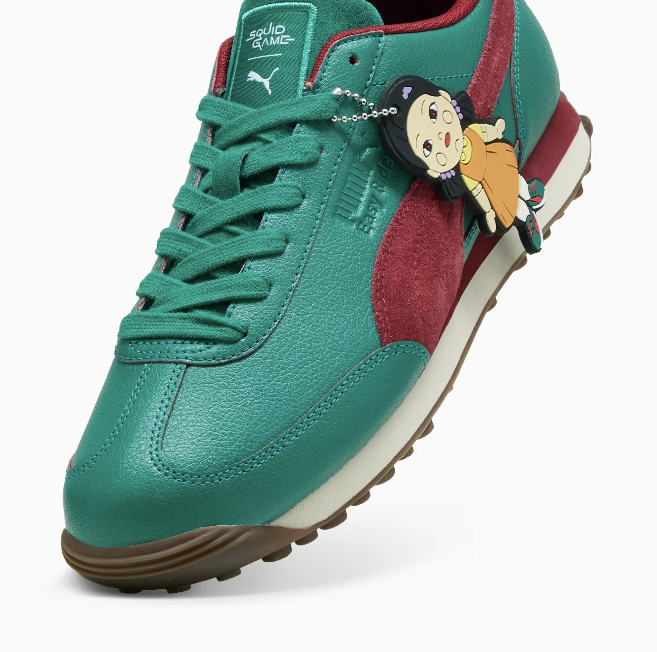 Squid Game x Puma Easy Rider "Dark Pine"