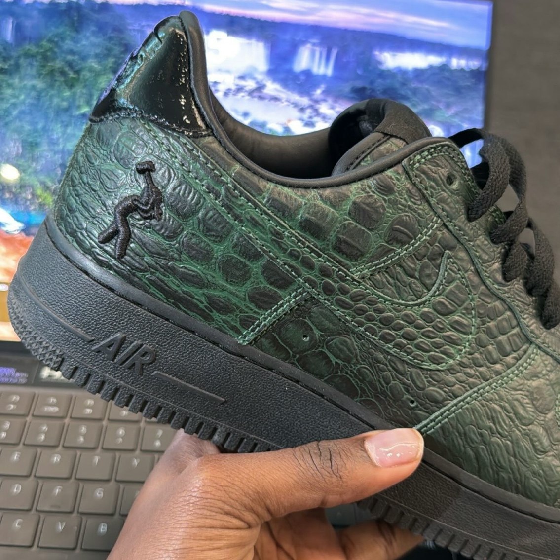 Lil Yachty x Nike Air Force 1 Low "Green Croc"