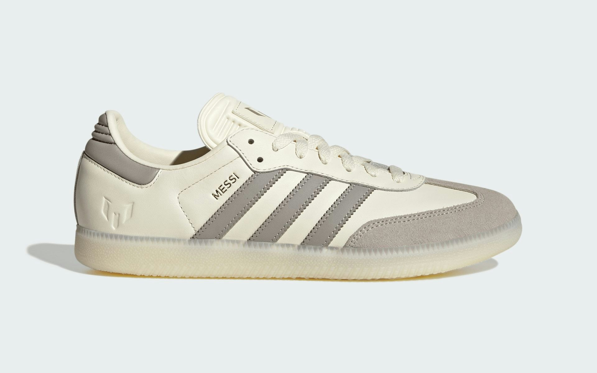 Lionel Messi x adidas Samba "Cream White"