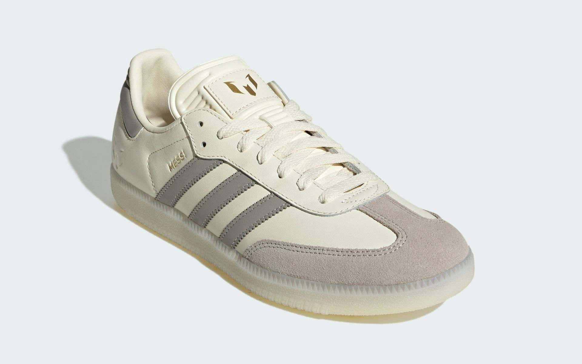 Lionel Messi x adidas Samba "Cream White"
