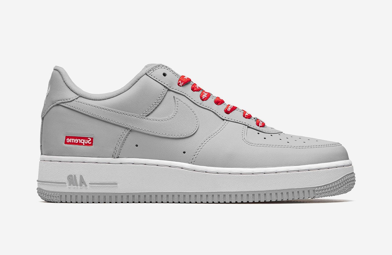 Supreme x Nike Air Force 1 Low "Grey"