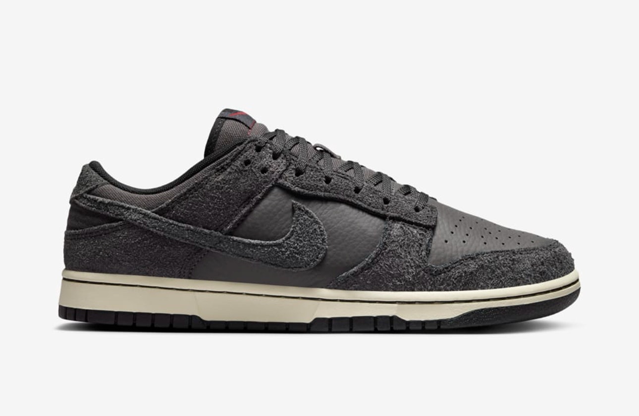 Nike Dunk Low PRM "Shaggy Suede" (Off-Noir)
