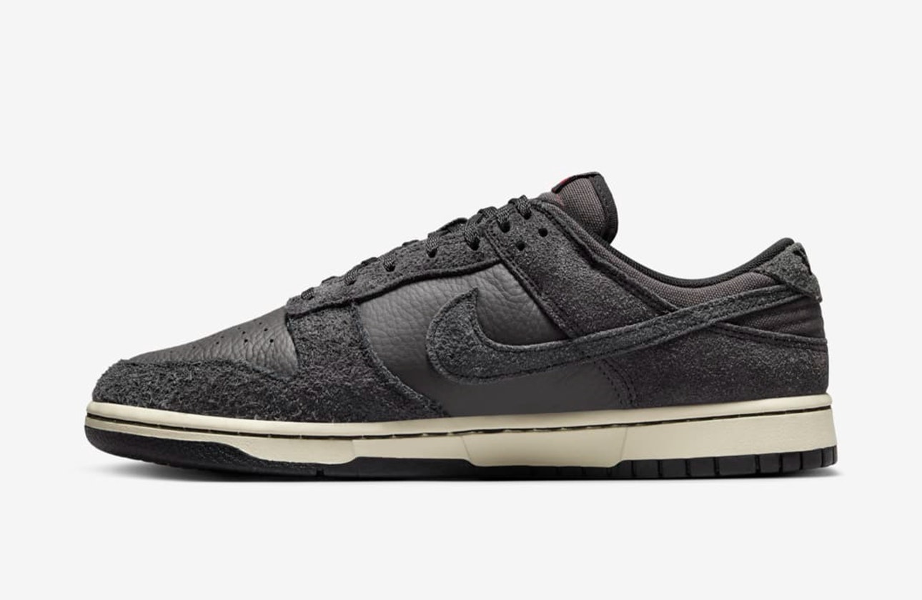 Nike Dunk Low PRM "Shaggy Suede" (Off-Noir)