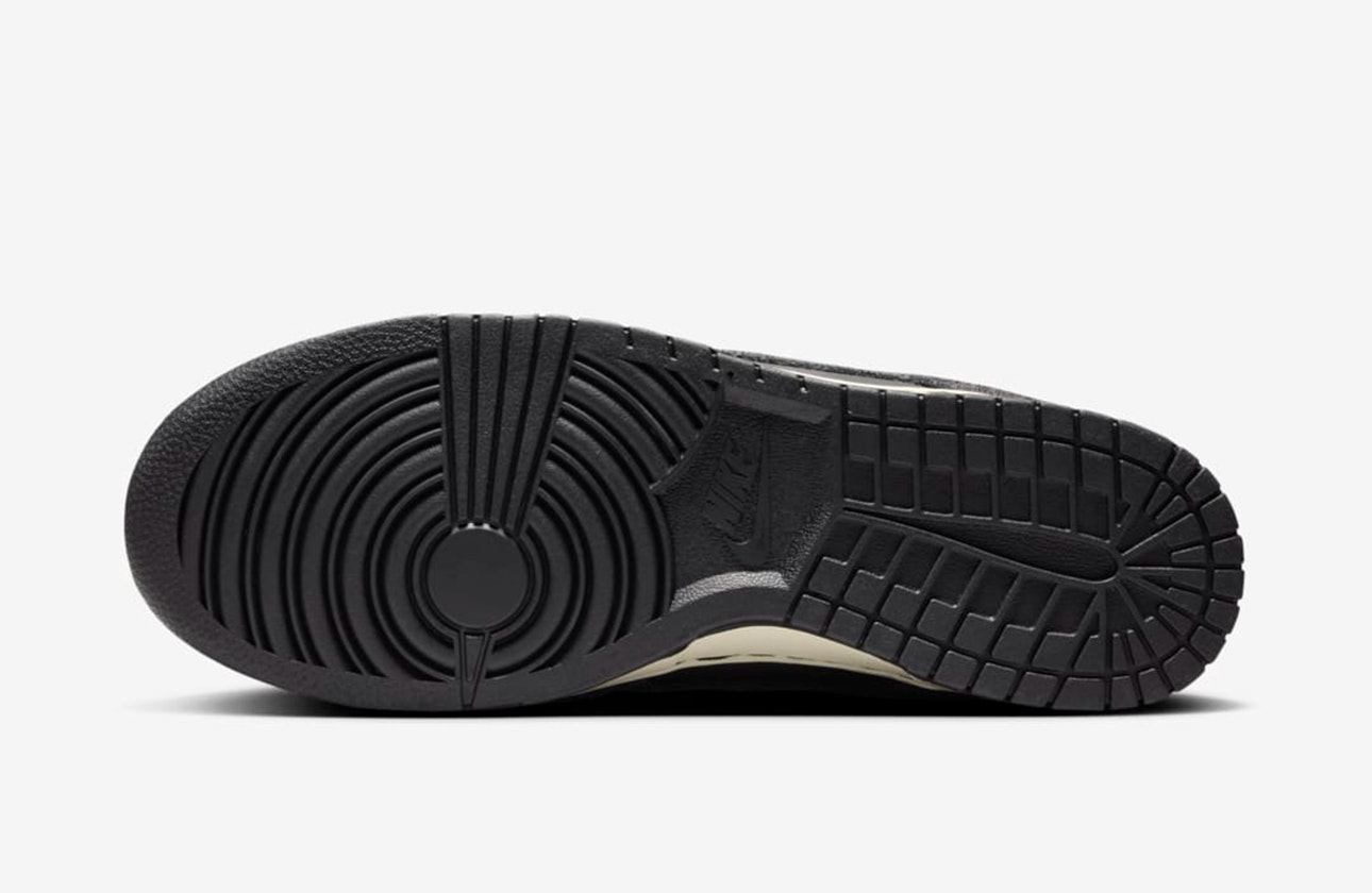 Nike Dunk Low PRM "Shaggy Suede" (Off-Noir)
