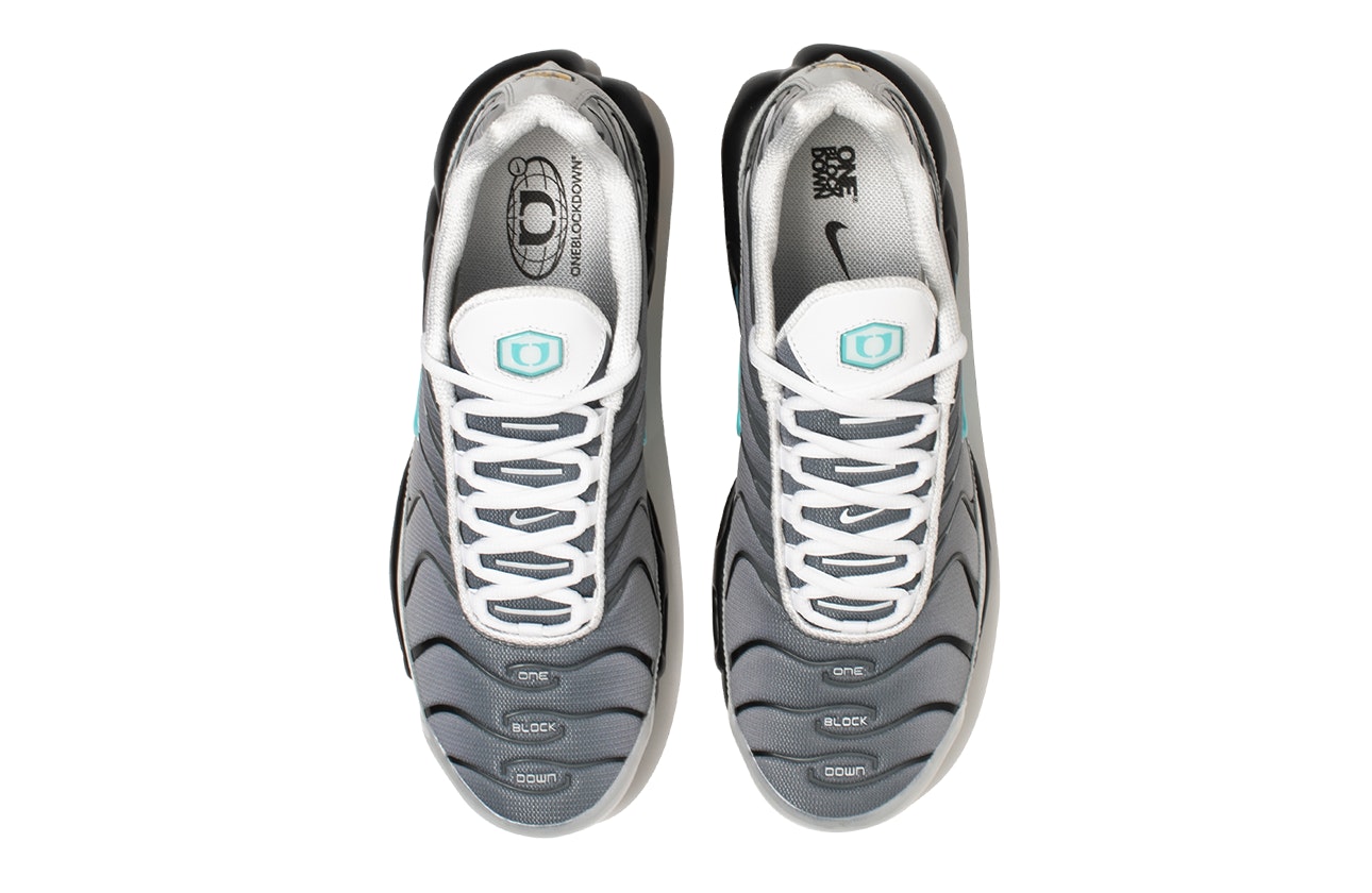 One Block Down x Nike Air Max Plus "Matte Silver"