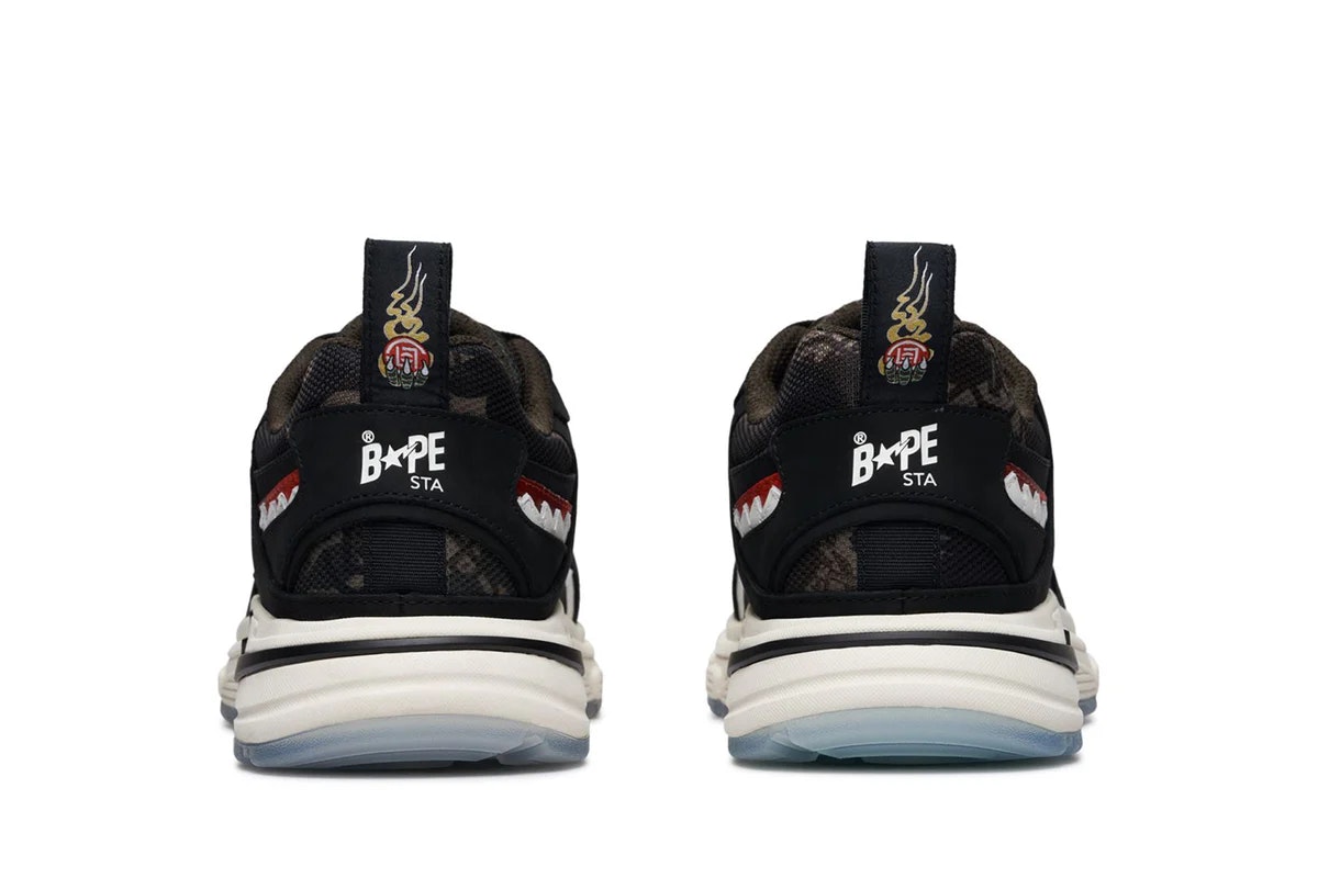 CLOT x BAPE Shark Sta "Red Camo"